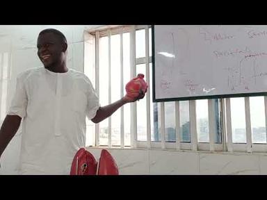 Anatomy class by Associate Prof. Olaniyan